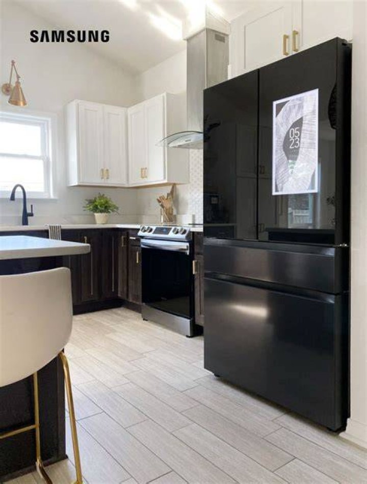 Can a white refrigerator be painted black
