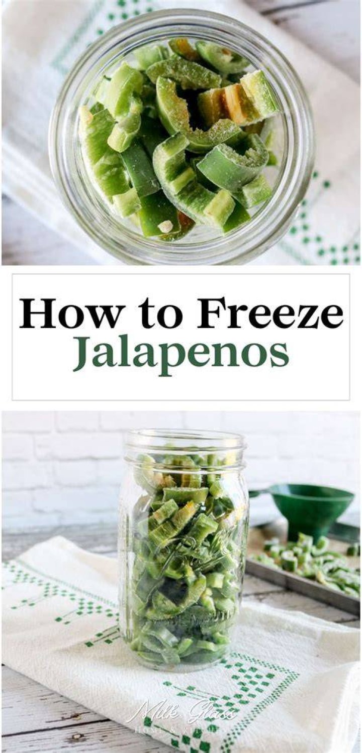 Can I freeze fresh jalapenos