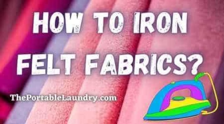 Can I iron felt fabric