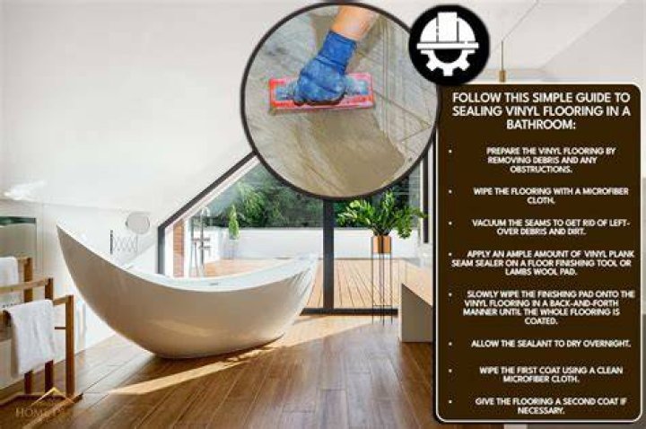 Can I seal vinyl tiles