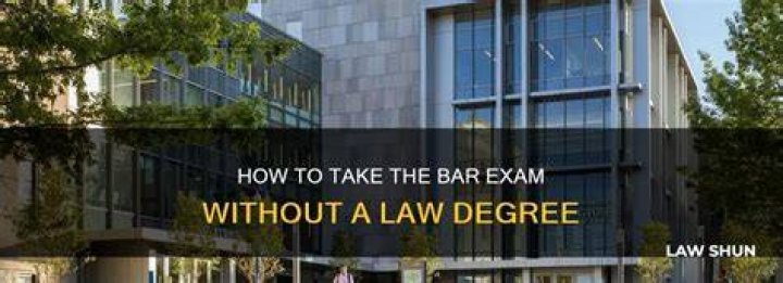 Can I take the bar exam in Florida without a law degree