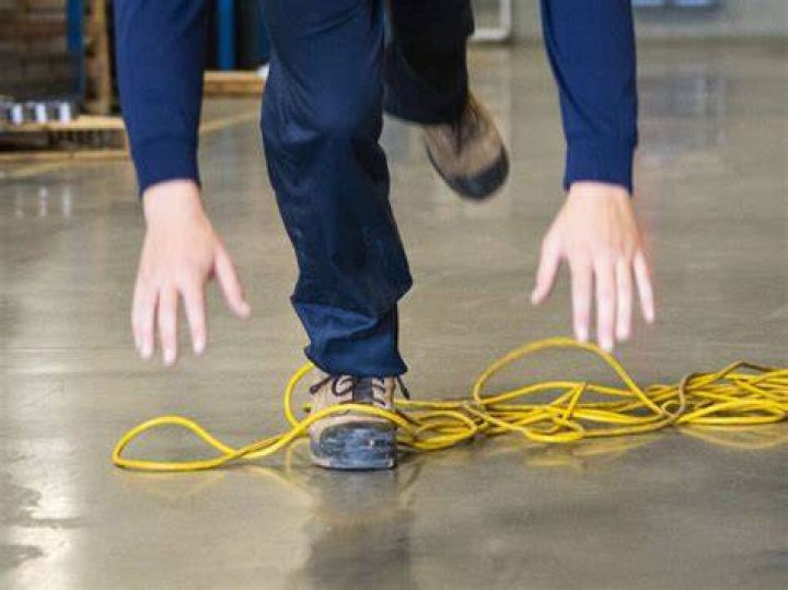 How do you deal with slips trips and falls