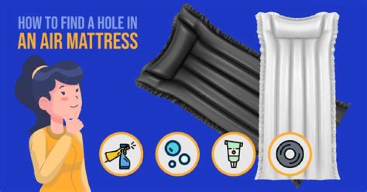 How do you find out if your air mattress has a hole