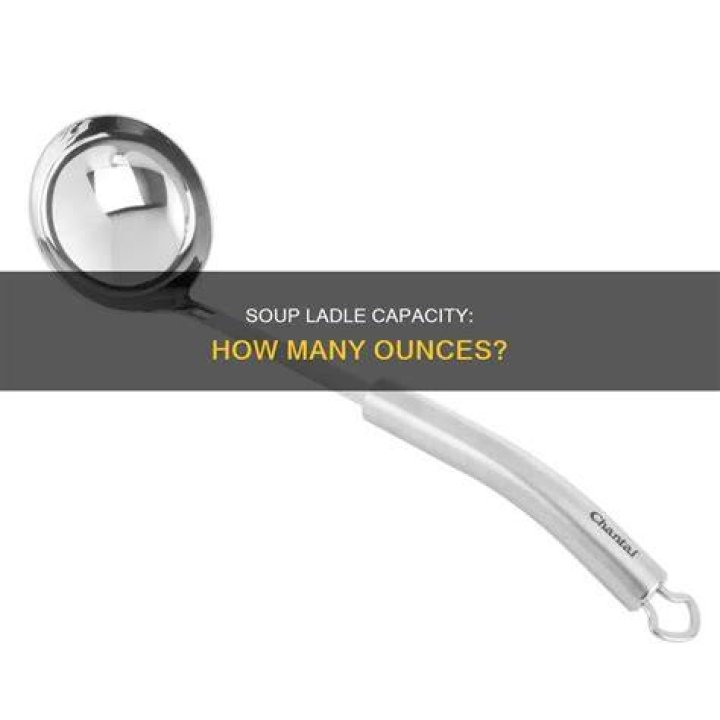 How many ounces are in a soup ladle
