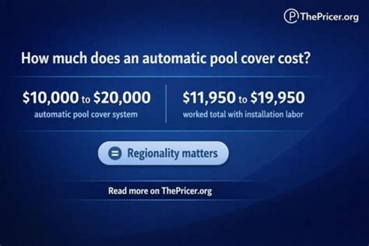 How much does it cost for an automatic pool cover