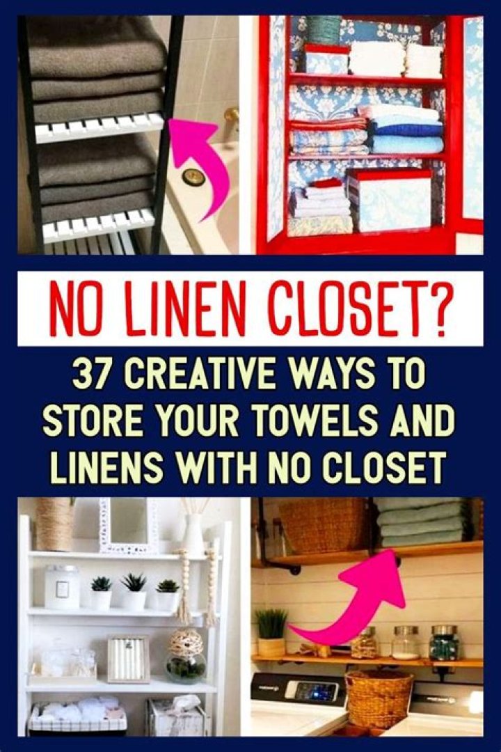 What can I use if I dont have a linen closet