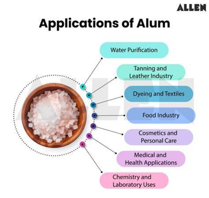 What is alum used for