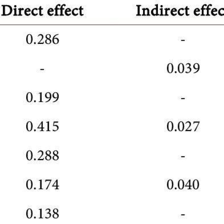 What is direct effect