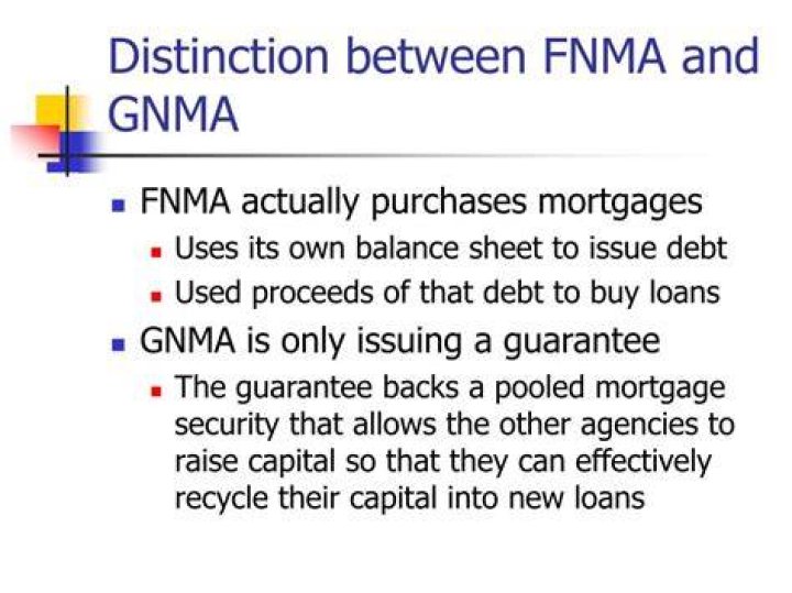 What is FNMA and GNMA