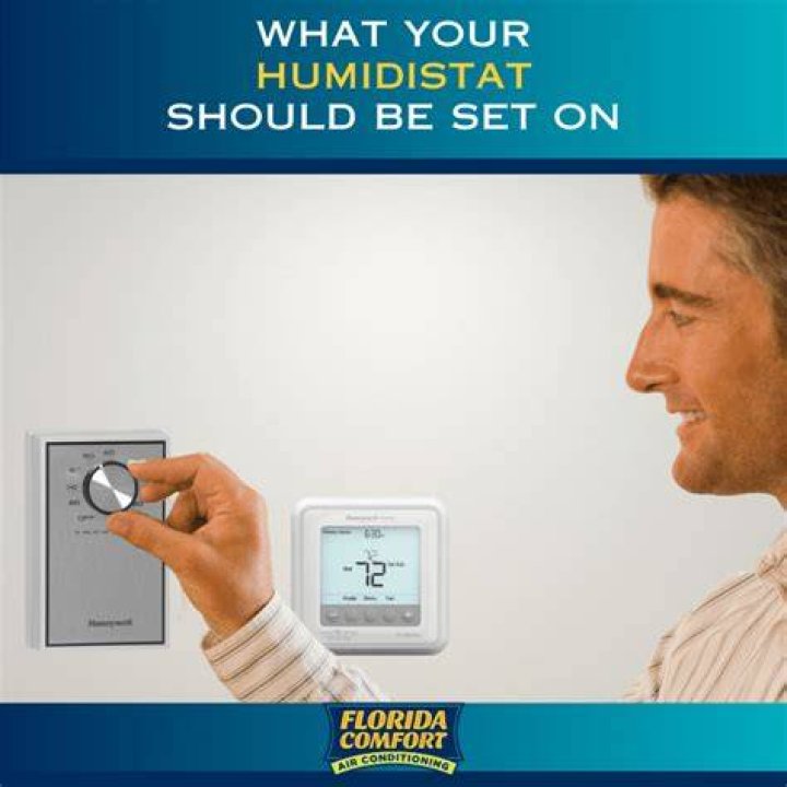 What should a humidistat be set at in Florida