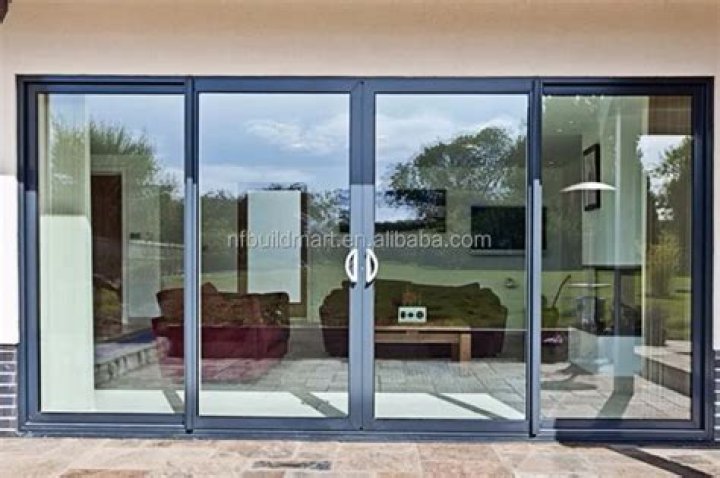 What type of glass is used in sliding doors