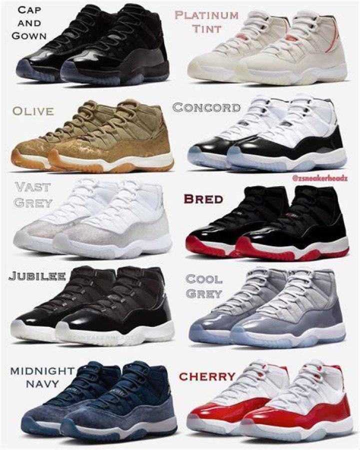 What was the first Jordan 11 colorway