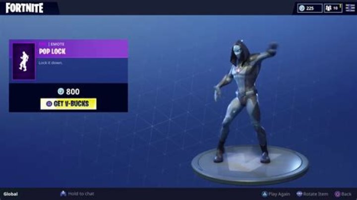 When did the pop lock emote come out