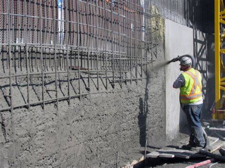 Why is shotcrete used