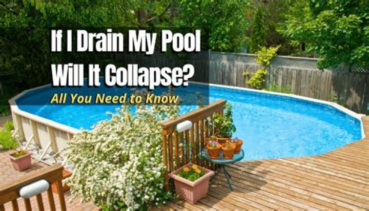 Will my above ground pool collapse